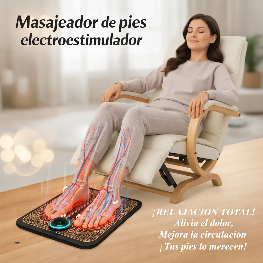 Masajeador de pies electroestimulador Voravora